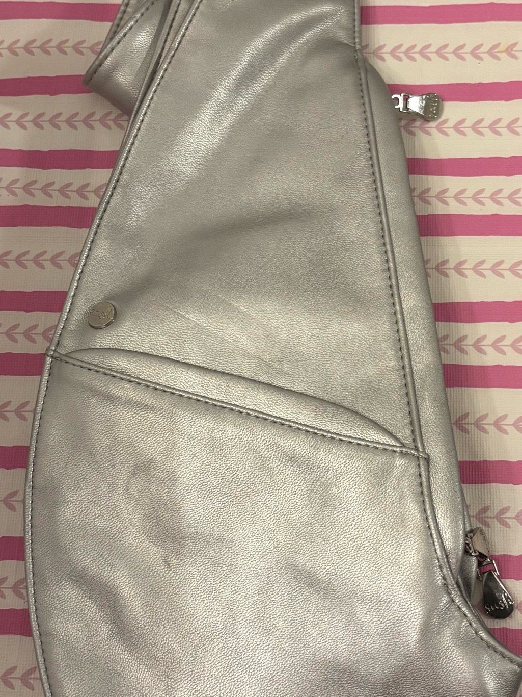 The Sash Bag In Silver — image 2 of 5